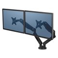 Fellowes Fellowes Manufacturing FEL8042501 Dual Monitor Arm - Black 8042501